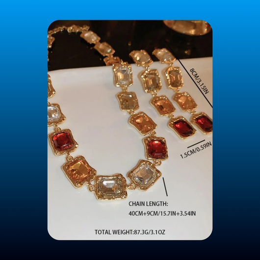 Vintage Rhinestone Jewelry Set