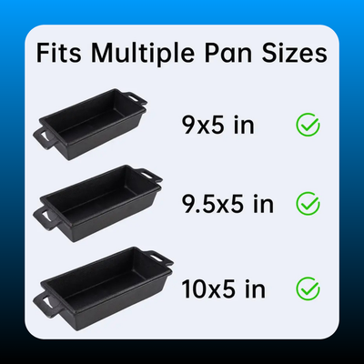 4-Pack Silicone Bread Loaf Pan Liners