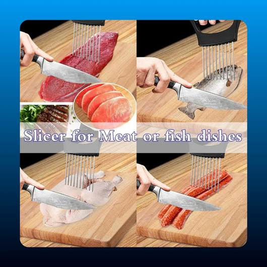 Stainless Steel Onion Holder for Slicing