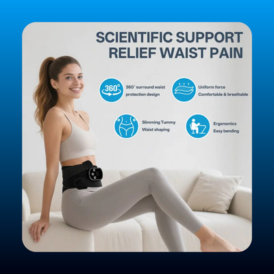 Cordless & Rechargeable Portable Electric Back Massager Waist Massager