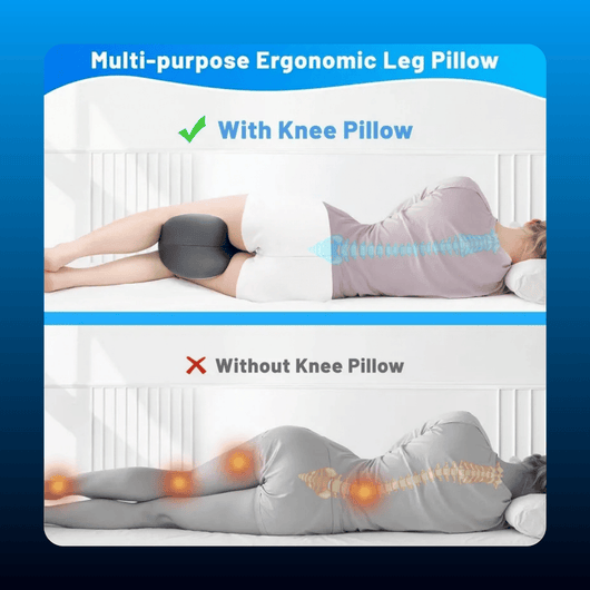 Memory Foam Knee Pillow for Side Sleepers