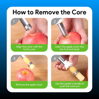 2 in 1 Apple Corer and Peeler