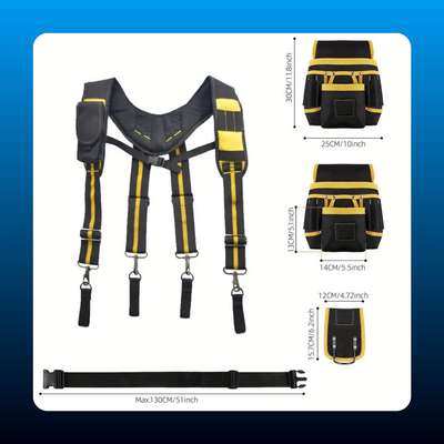 Magnetic Tool Belt Tool Belt Organizer With Suspenders Magnetic Tool Pouch