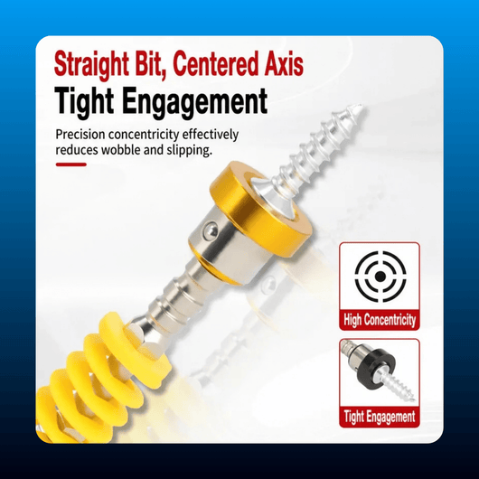 Magnetic Spring-Loaded Screwdriver Bit