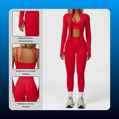 3-Piece Yoga Activewear Set