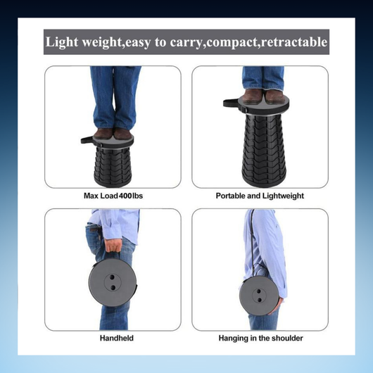 Adjustable Collapsible Stool