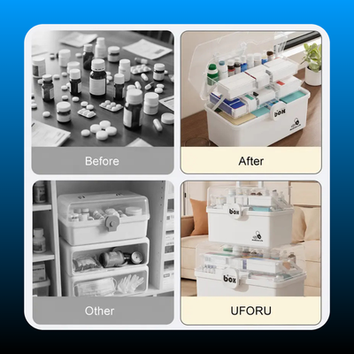 Three-Tier Medicine Organizer