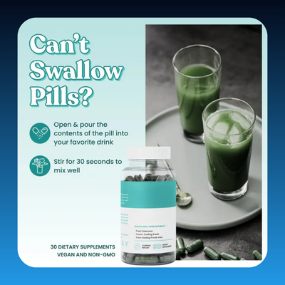 Chlorophyll Pill For Body Odor, Detox & Skin