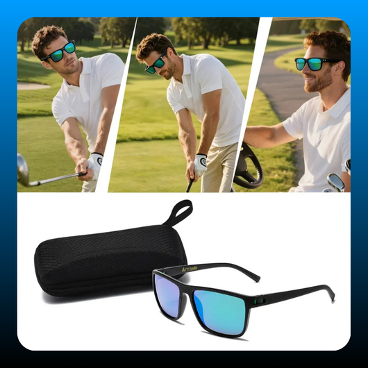 UV Polarized Golf Sunglasses for Men