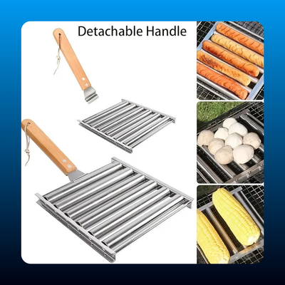 Stainless Steel Hot Dog Roller for the Grill