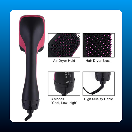 Multifunctional Hot Air Brush and Dryer