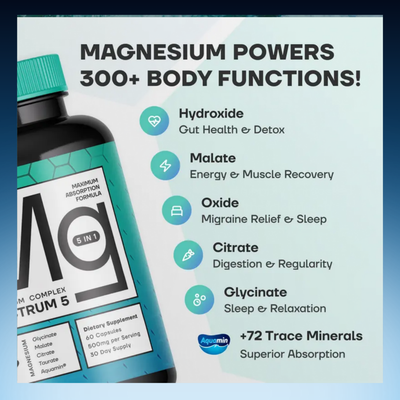 Magnesium Support for Better Sleep, Energy, and Muscle Health