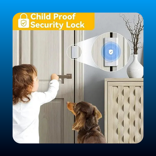 Home Security Door Lock Withstand (2 Pack)