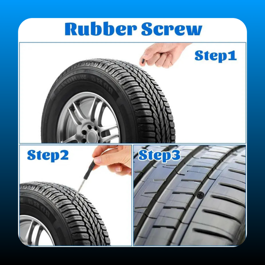 80PCS Tire Plug Kit with Screwdriver