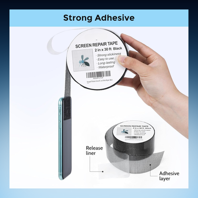 Self Adhesive Screen Repair Tape Roll