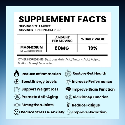 Molecular Hydrogen Effervescent Tablets 30 Day Supply