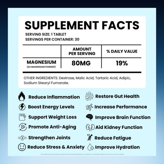 Molecular Hydrogen Effervescent Tablets 30 Day Supply