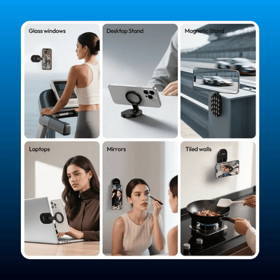 Magnetic Suction Phone Mount, 18 Cups