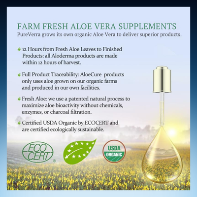 Pure Inner Leaf Aloe Vera Juice Gut and Immune Support