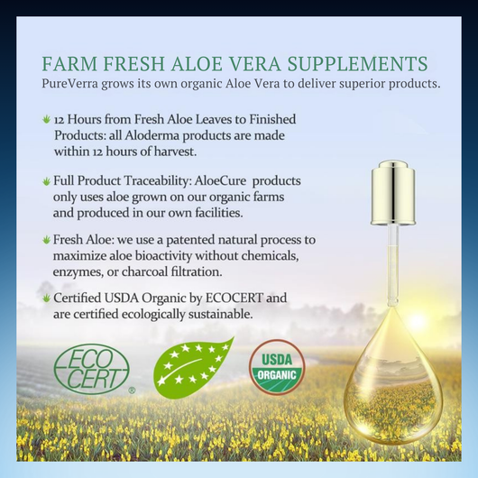 Pure Inner Leaf Aloe Vera Juice Gut and Immune Support