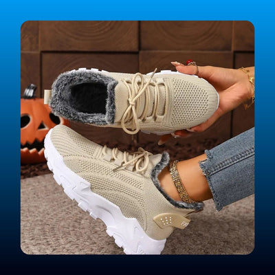 Fleece Lined Low Top Sneakers