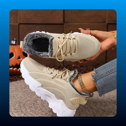 Fleece Lined Low Top Sneakers