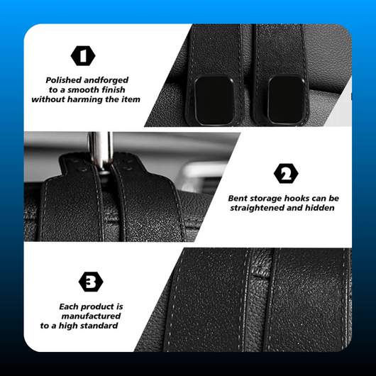 Car Seat Headrest Hook (4 Pack)