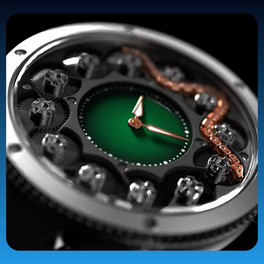 Snake Movement Luxury Watch