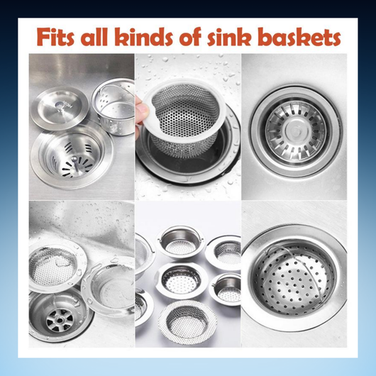 Disposable Sink Strainer Mesh Bags – 300 Count
