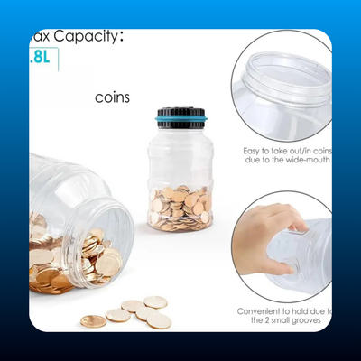 Digital Coin Counting Bank with LCD Counter