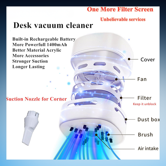Mini Dust Vacuum Cleaner