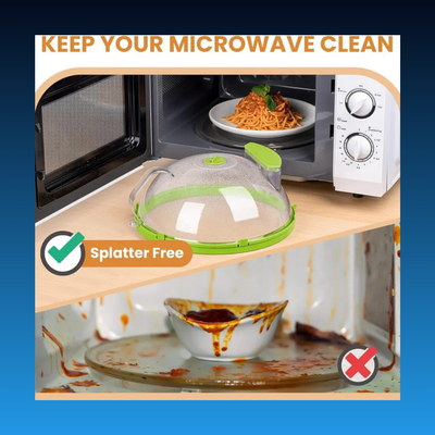 Microwave Steamer & Splash Protector Cover