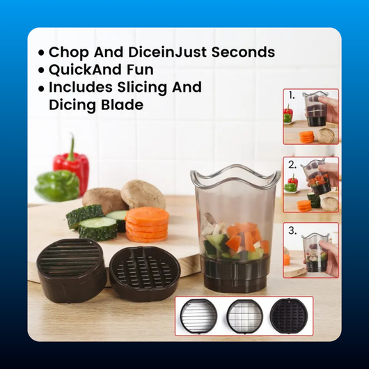 Press Chopper for Vegetables and Fruits