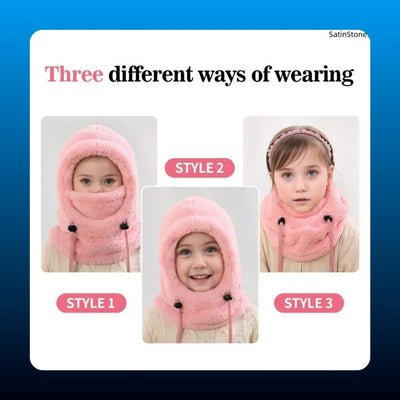 Kids Fleece Hooded Ski Balaclava