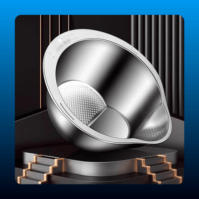 Stainless Steel Rice Rinsing Strainer