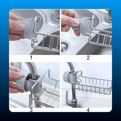 Hanging Faucet Drain Rack