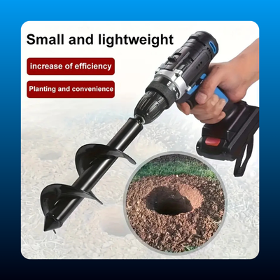 Durable Steel Spiral Garden Auger Drill Bit
