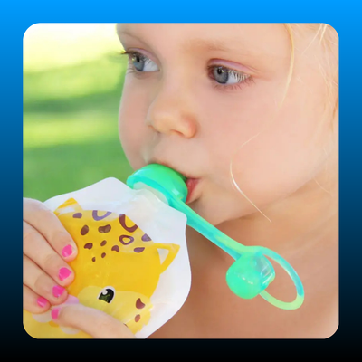 Food Pouch Silicone Tops