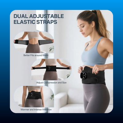 Cordless & Rechargeable Portable Electric Back Massager Waist Massager