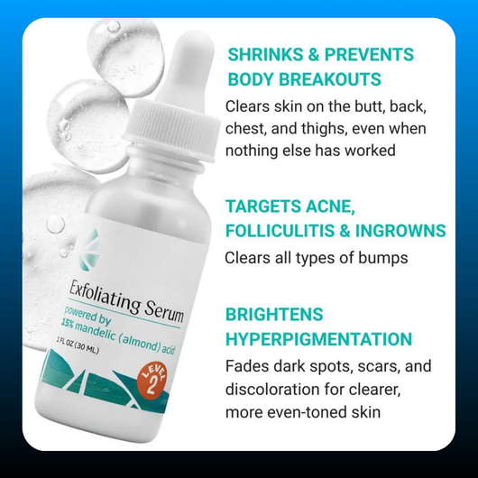 Mandelic Acid Serum for Body Acne Treatment