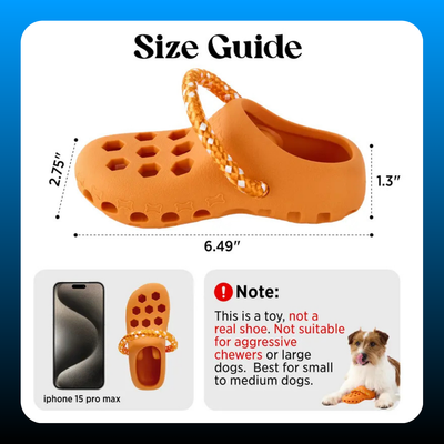 Snack Dispensing Shoe Toy for Dogs