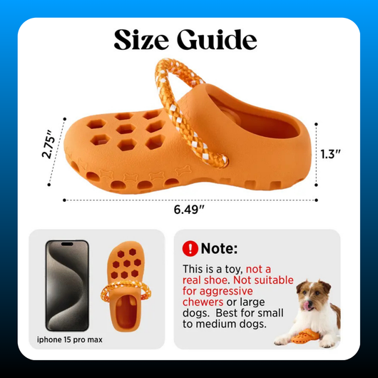 Snack Dispensing Shoe Toy for Dogs