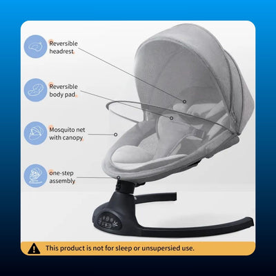 Electric Baby Swing with Remote