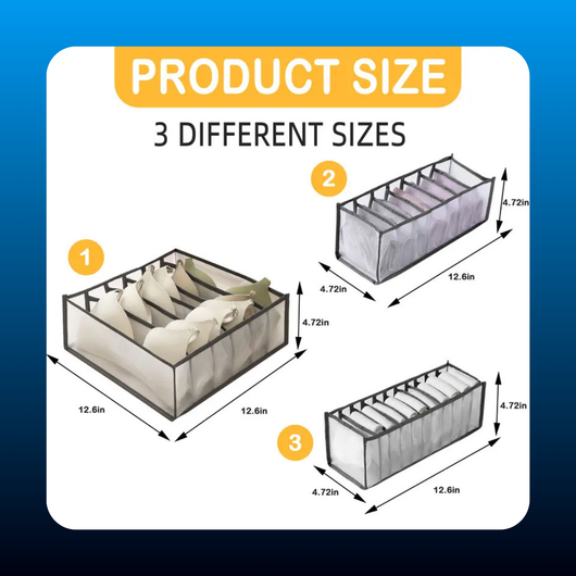 Foldable Underwear Organizer Set