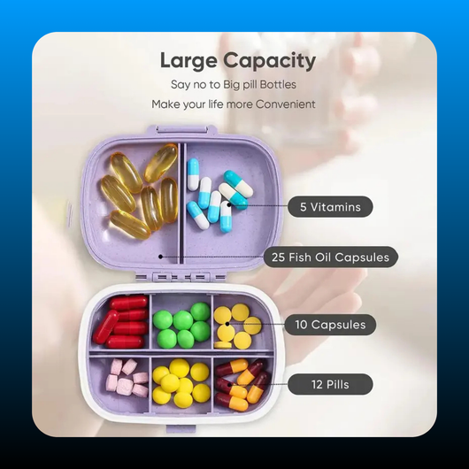8-Compartment Pill Organizer