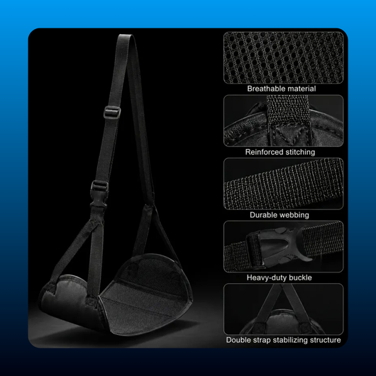 Hammock-Shape Portable Airplane Foot Rest