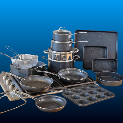 Complete Nonstick Cookware and Bakeware Set