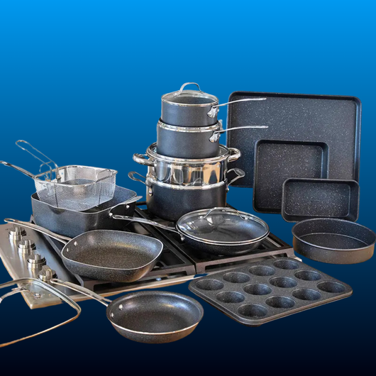 Complete Nonstick Cookware and Bakeware Set