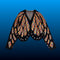 Monarch Butterfly Wing Knit Cardigan