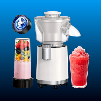 2-in-1 Shaved Ice Machine and Smoothie Blender